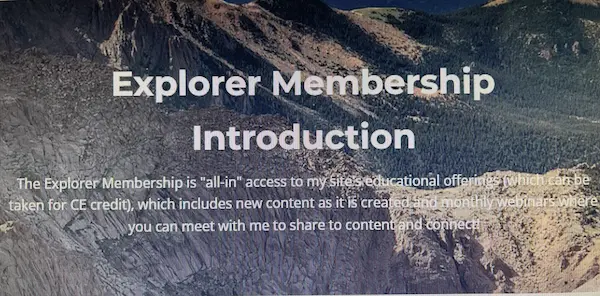 Explorer Membership Introduction